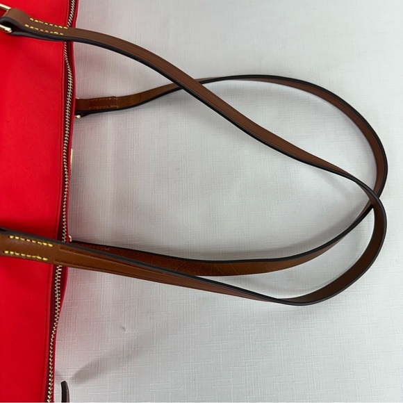 Dooney & Bourke Wayfarer Zip Red Tote Bag